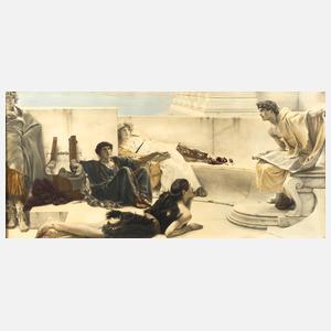 Schwarze Lackleiste um 1910