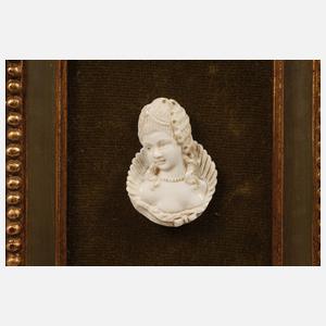 Miniaturrelief Elfenbein