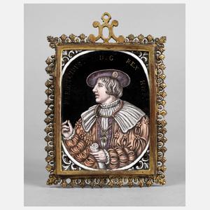 Emailbildplatte Ferdinand I.