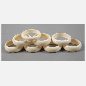 Posten Serviettenringe Elfenbein
