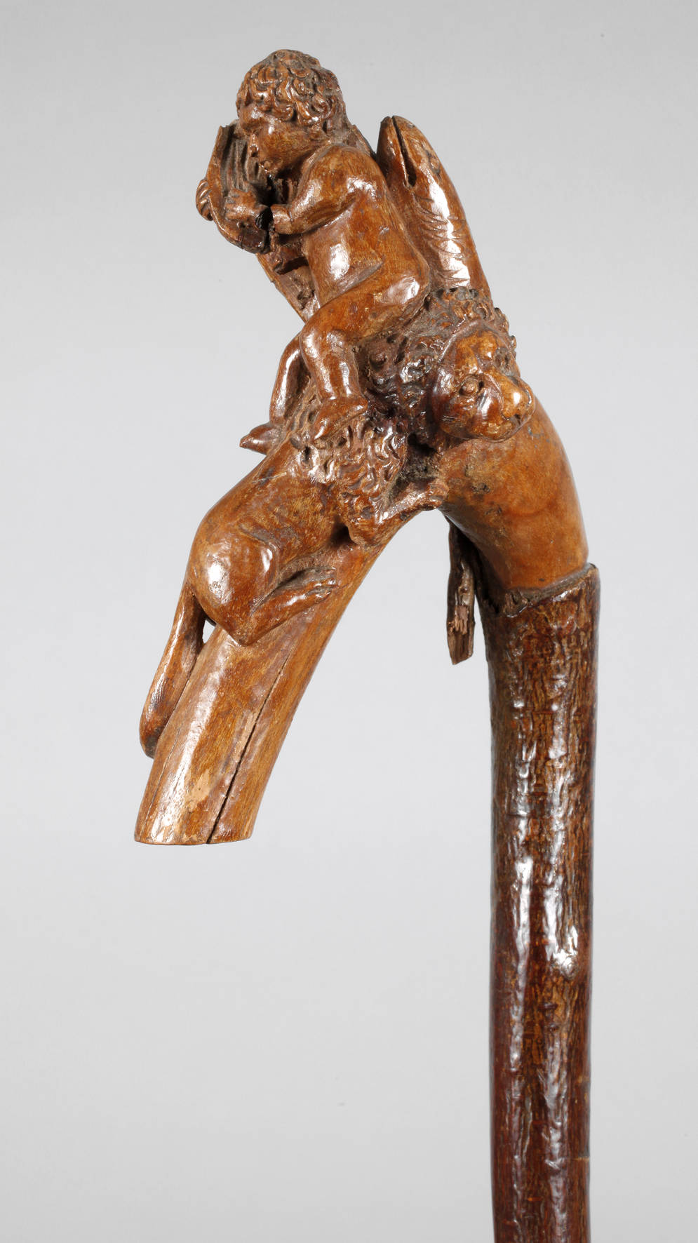 Geschnitzter Spazierstock