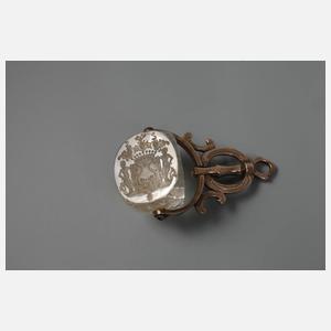 Petschaft Gold aus Adelsbesitz