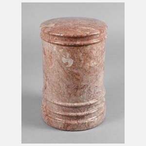 Großes Deckelgefäß Marmor