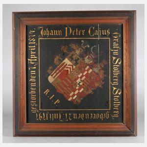 Gedenkbild Graf zu Stolberg - Stolberg