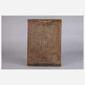 Geschnitzte Wappenplatte