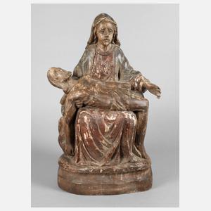 Geschnitzte Heiligenplastik