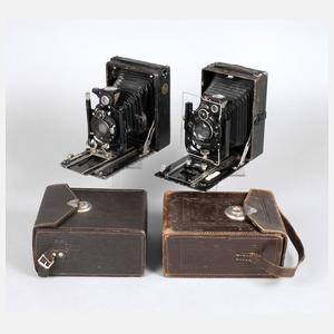 Zwei Plattenkameras