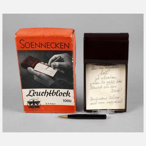 Bakelit Leuchtblock 1000