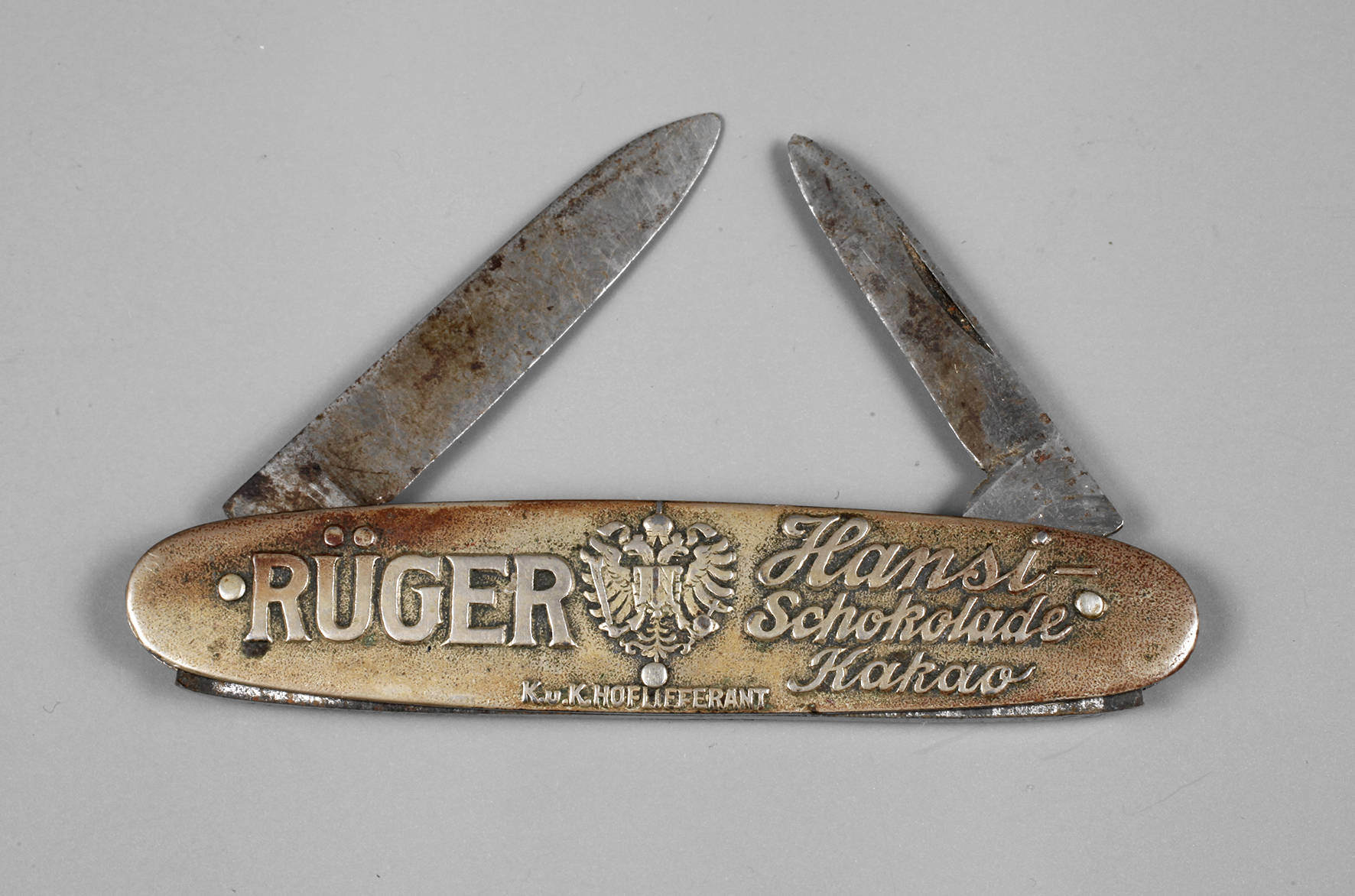 Werbe-Taschenmesser Rüger Schokolade