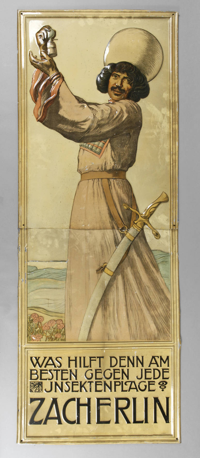 Werbeschild Zacherlin