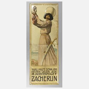 Werbeschild Zacherlin