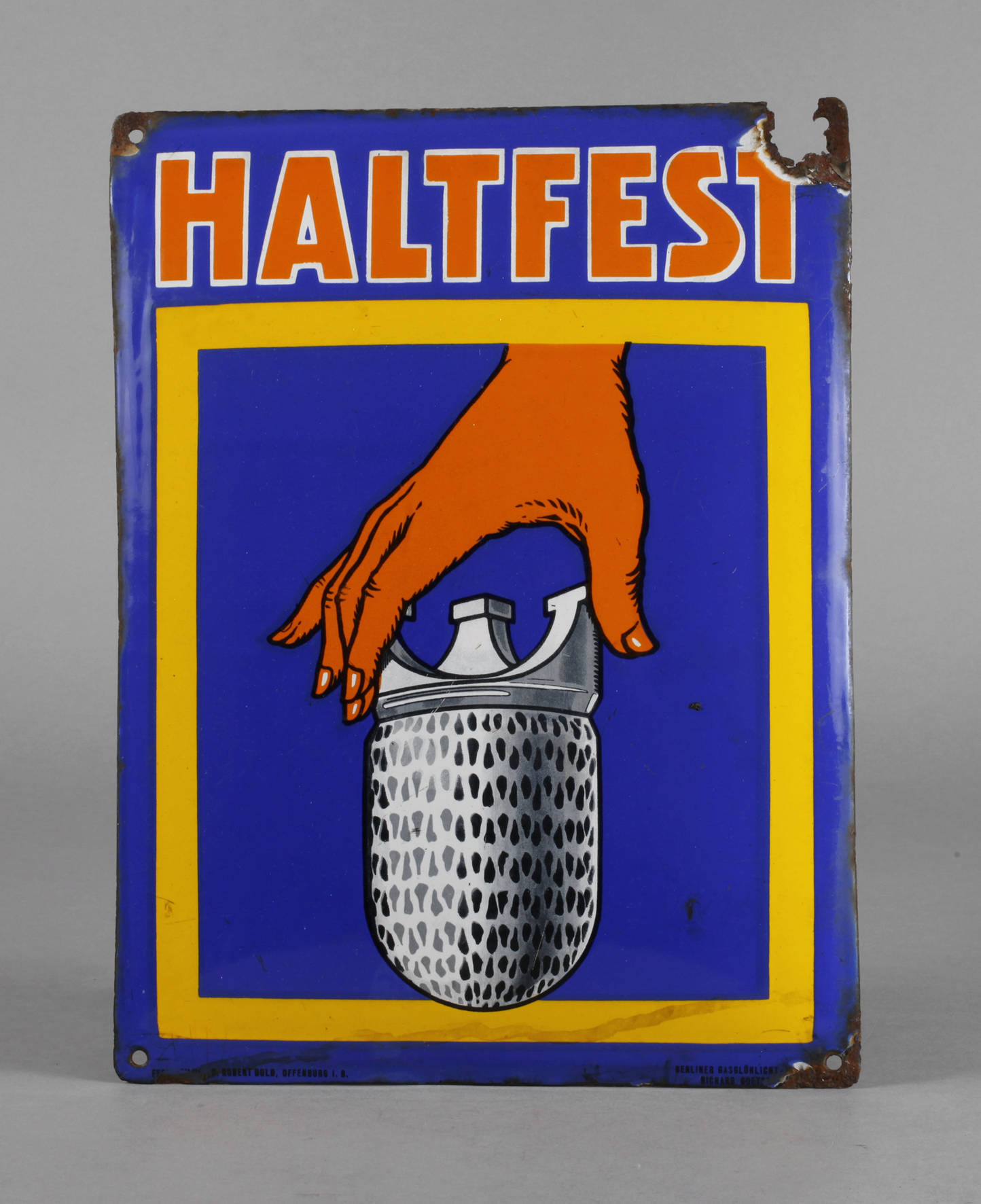 Emailschild Haltfest