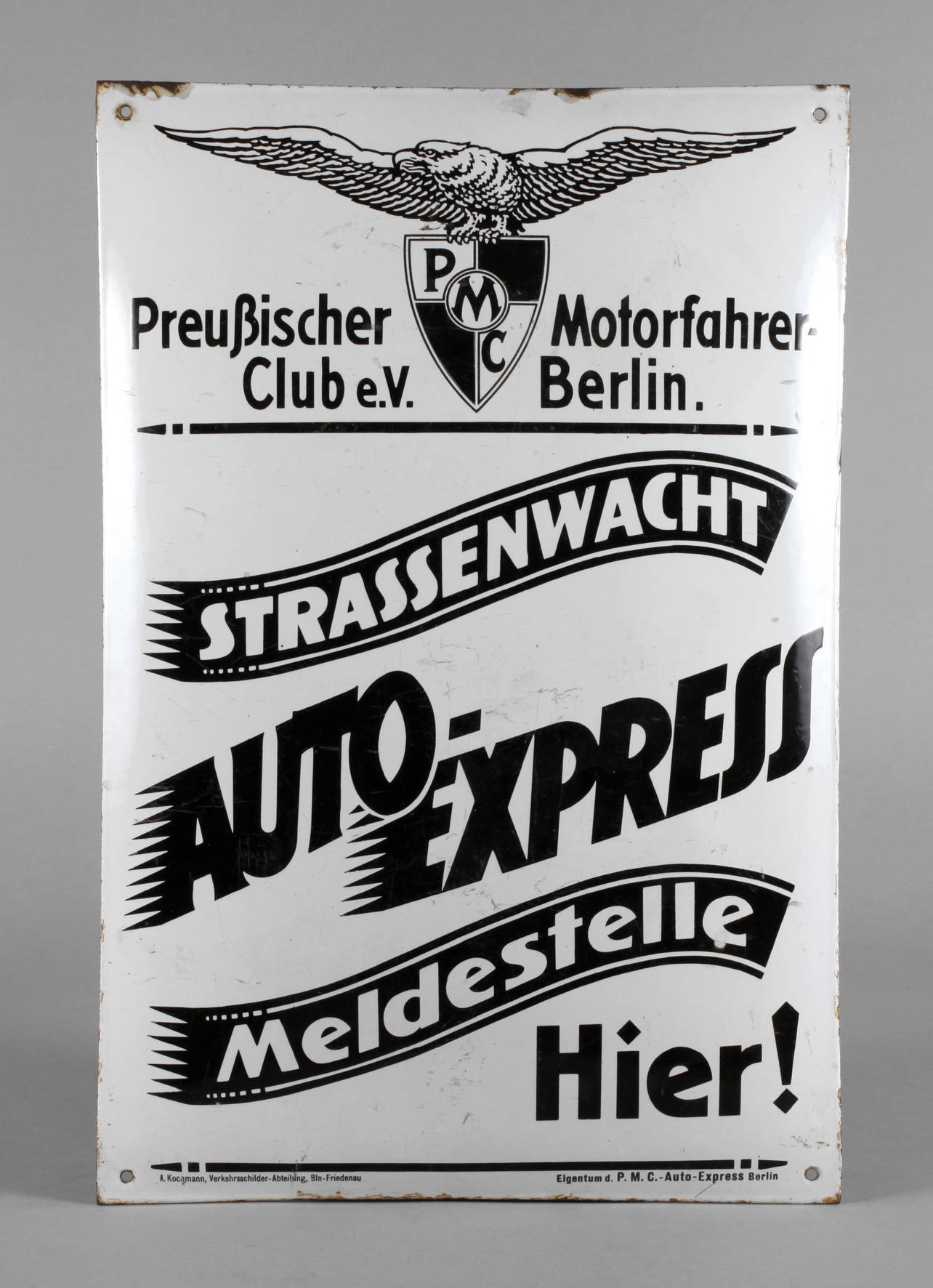 Emailschild Preußischer Motorradfahrerclub