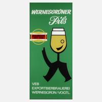 Glaswerbeschild Wernesgrün111