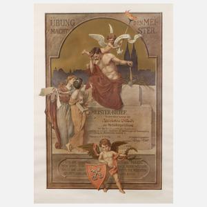 Meisterbrief Schumacherhandwerk, Regensburg