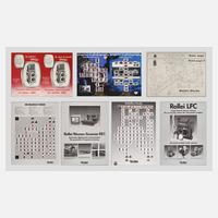 Zehn Werbeplakate Rollei111