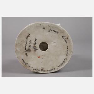 Porzellanfigur Knabe mit Teddy