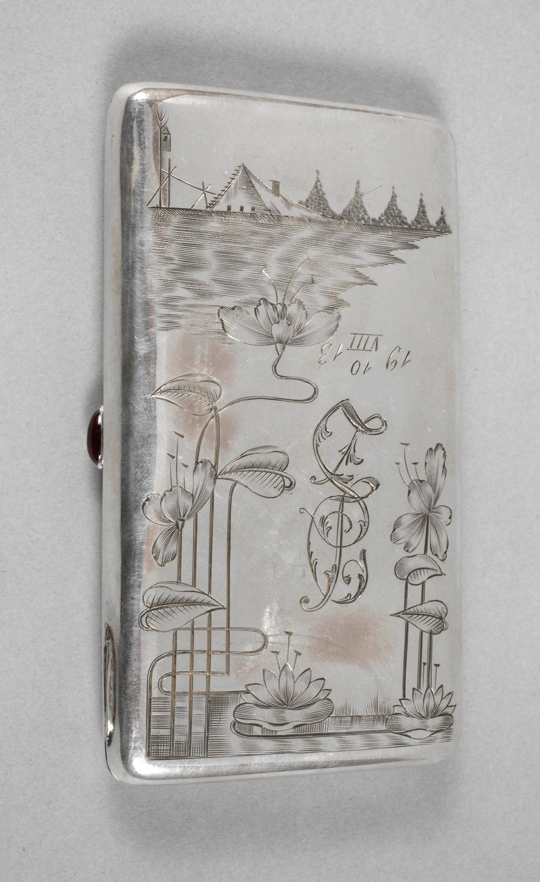 Russisches Zigarettenetui