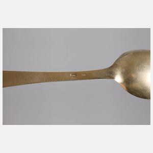 Russland Konvolut sechs und zwei Teelöffel