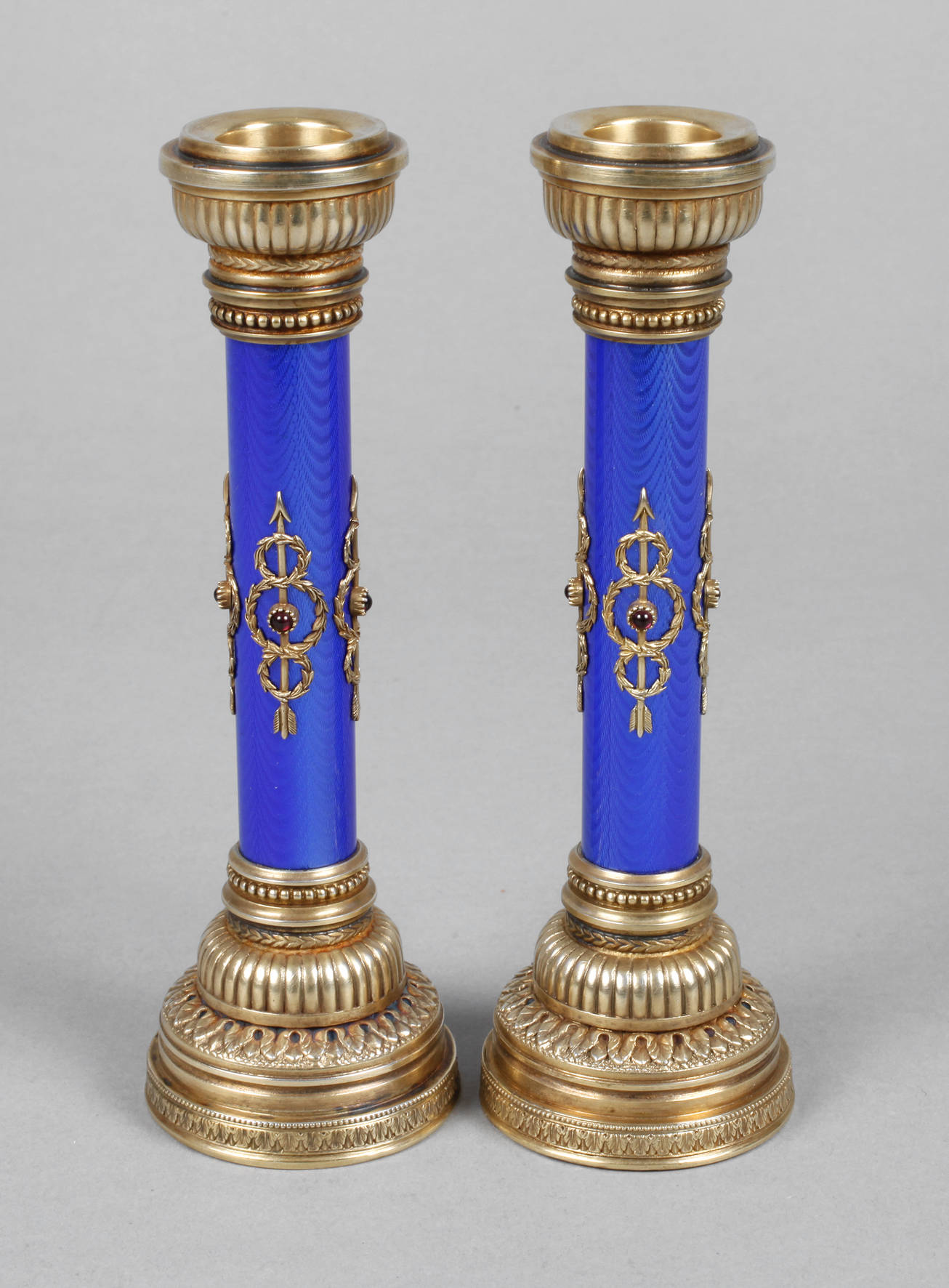 Fabergé Paar Leuchter in Geschenkkarton