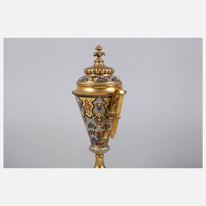 Emaillierter Deckel Pokal