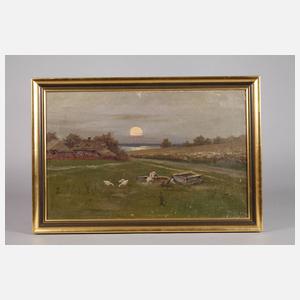 Prof. Vladimir Egorovitch Makowsky, Bäuerin mit Gänsen