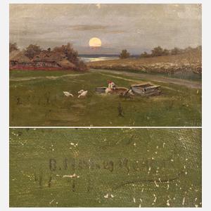 Prof. Vladimir Egorovitch Makowsky, Bäuerin mit Gänsen