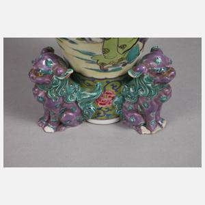 Paar Vasen Famille Rose