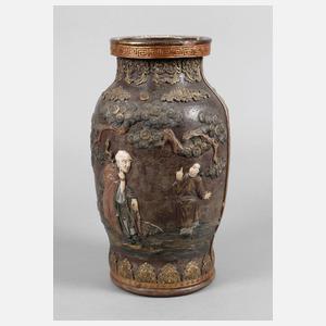 Große Reliefvase Japan