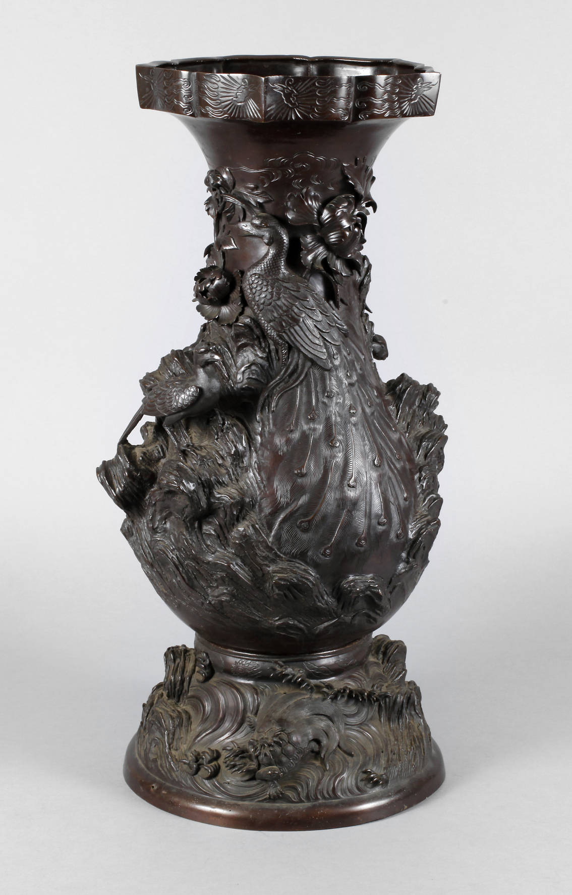 Große Bronzevase