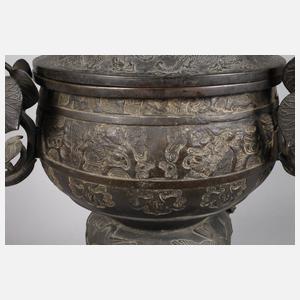 Räuchergefäß Bronze