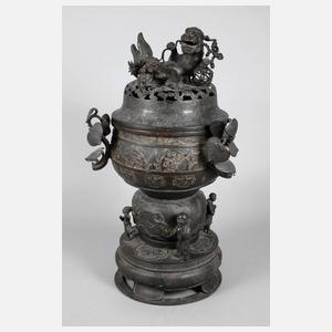 Räuchergefäß Bronze