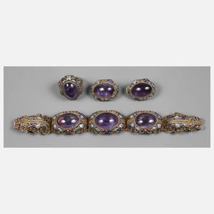 China Schmuckset Amethyst