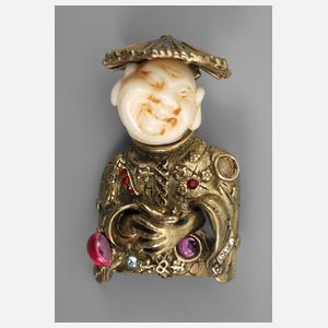 Chinese als Brosche/Anhänger