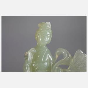 Figürliche Jadeschnitzerei