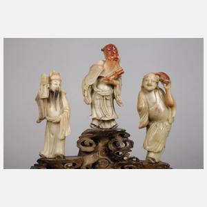 Große Specksteinschnitzerei