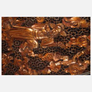 Paar Wandvertäfelungen