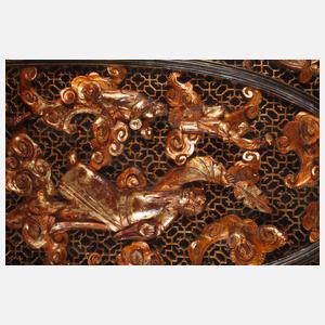 Paar Wandvertäfelungen