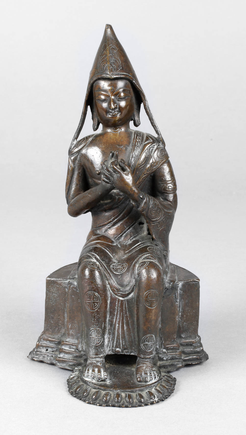 Bronzeplastik Je Tsongkhapa