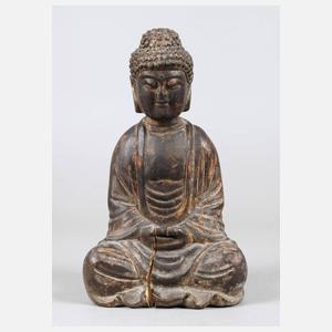 Geschnitzter Boddhisattva