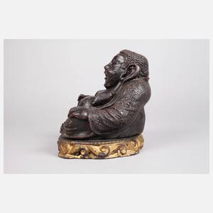 Wachsfigur Sitzender Buddha