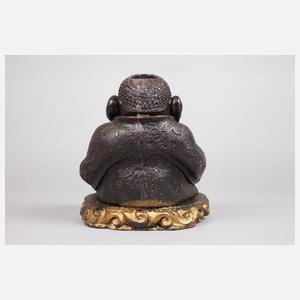 Wachsfigur Sitzender Buddha