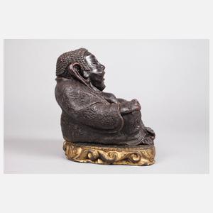 Wachsfigur Sitzender Buddha
