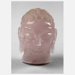 Schnitzerei Rosenquarz