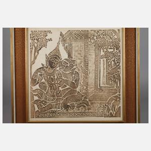 Steinabreibung Philippinen