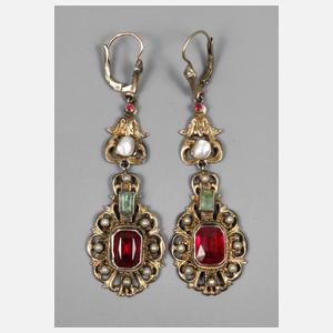 Paar lange persische Ohrhänger