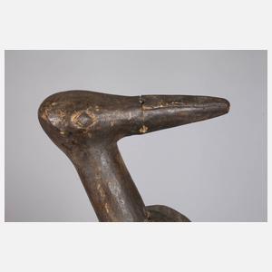 Figürliches Deckelgefäß der Baule