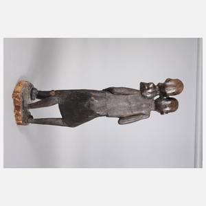 Große Skulptur der Makonde