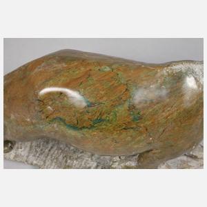 Geschnitzte Tierplastik