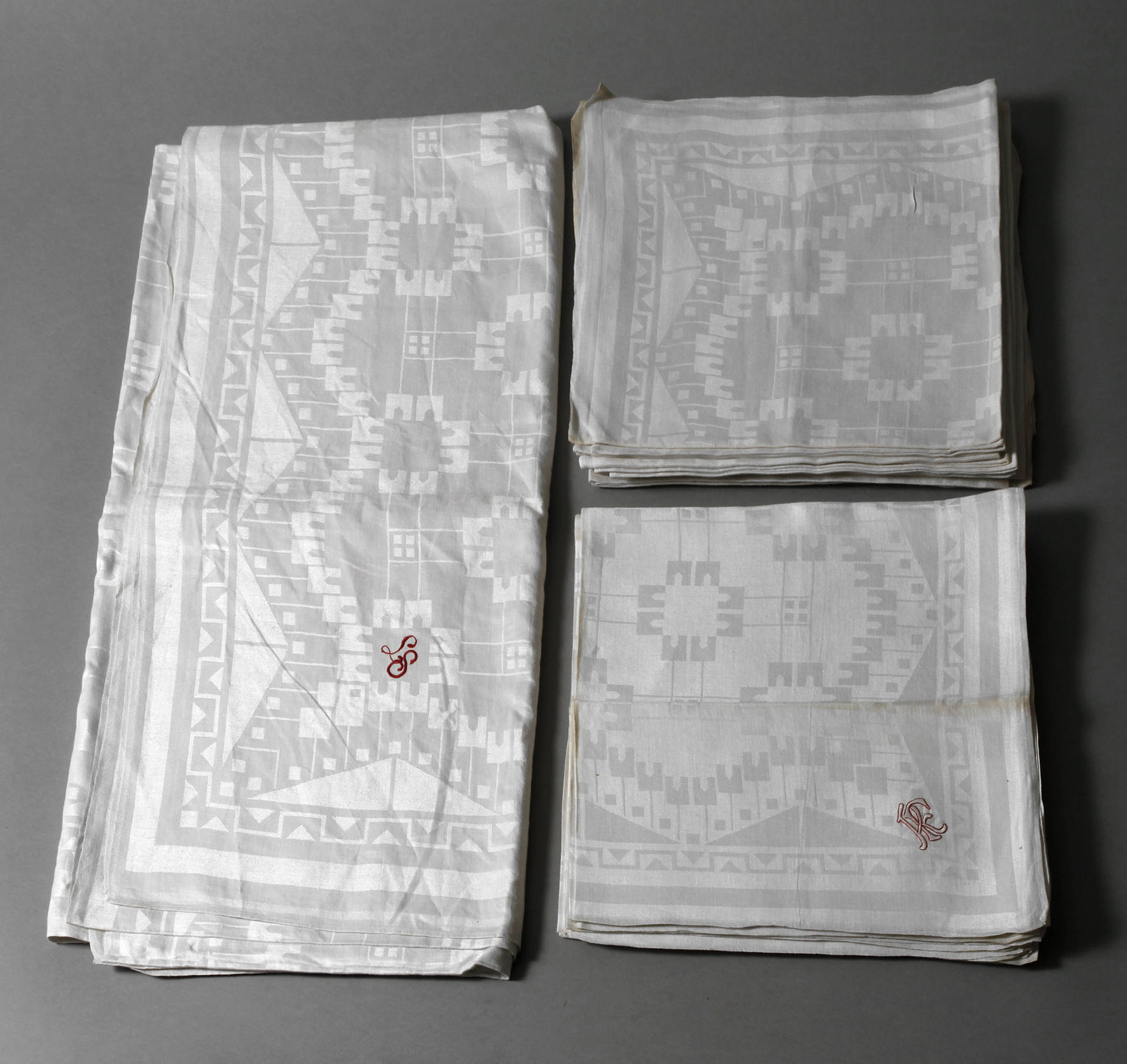 Tafelgarnitur Quadratendekor